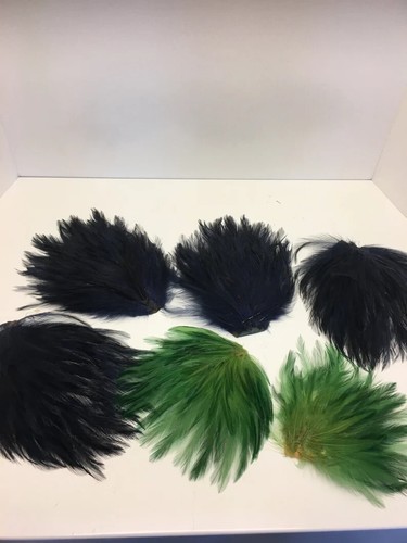 Aplique de pluma vintage | suministros de sombrero | adornos de pluma | decorativo - Imagen 2 de 8