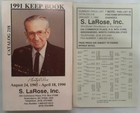 LaRose Inc. Catalog 218 Keep Book 1991 -Watch Repair Parts