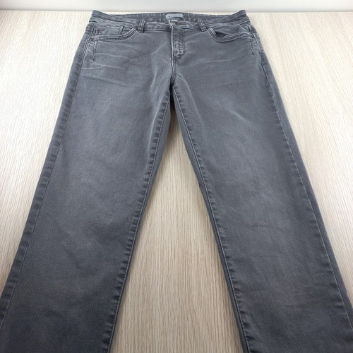 Esprit Denim Jeans Womens Size 28 Mid Rise Stretch Skinny Ankle Grey