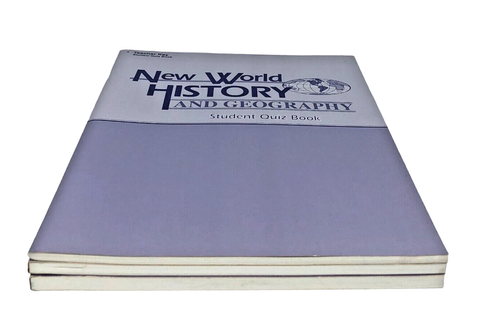 A Beka New World History Geography Maps Review Sheets Test Quiz Teacher Key Gr 6 - Imagen 5 de 14