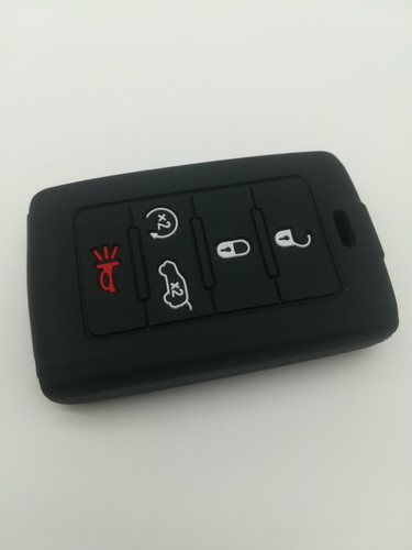 2*Silicone Remote Key Cover for 2021 2022 Jeep Grand Cherokee L Grand Wagoneer - Imagen 3 de 7