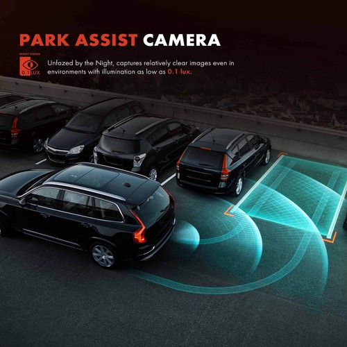 Rear View Back Up Parking Assist Camera for Cadillac CTS 2017 2018 2019 Sedan - Picture 7 of 10
