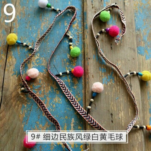 Tenda Nappa Pom Perline Frangia Bobble Trimming Treccia Nastro Cuscino Adorn - Foto 12 di 13