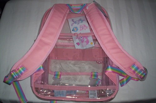 Maod Clear Backpack for Girls Cute Transparent Heavy Duty Kid School Book Bag... - Picture 3 of 5