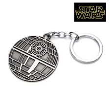 STAR WARS DEATH STAR Figurine FULL metal replica keychain Key chain collectible