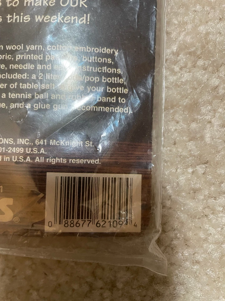 Dimensions Bottle Buddies Suzie Scarecrow Craft Kit 62109 Autumn Fall Halloween - Image 2 of 3