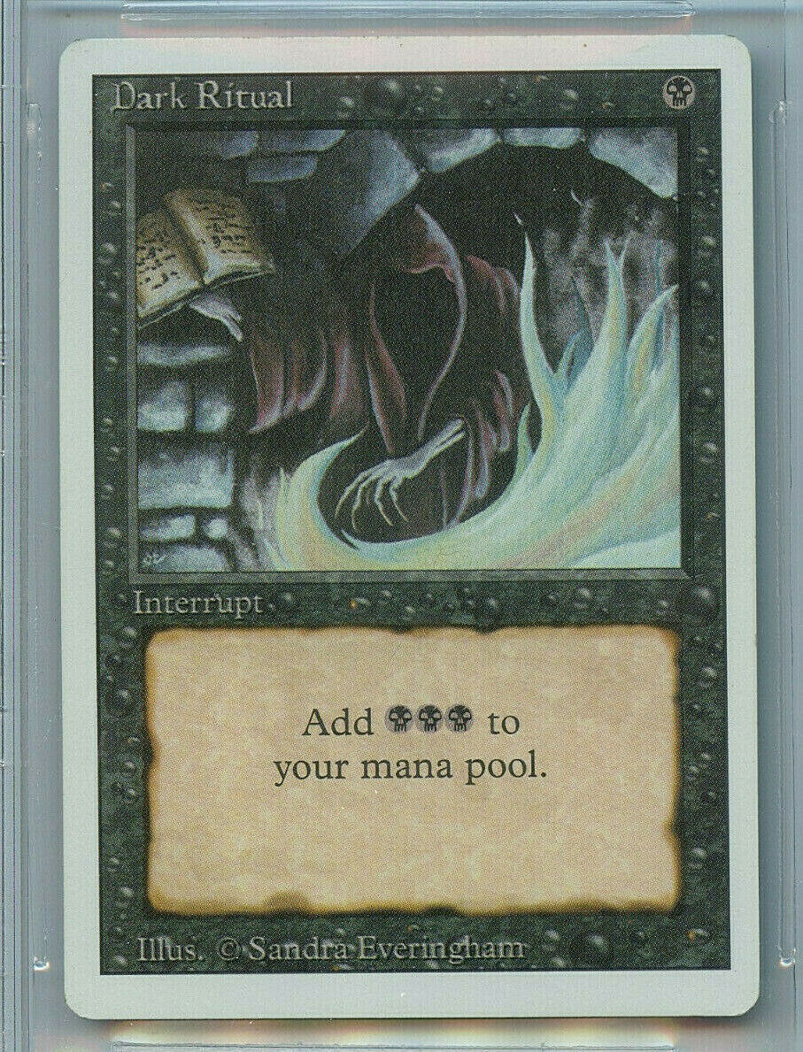 MTG Revised Dark Ritual BGS 7.5 NM+ Magic Card Amricons 0978 Popularna cena specjalna