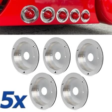 5 Set Truck Watermelon Light Bunk Adapter Brackets Mount Only - STAINLESS STEEL