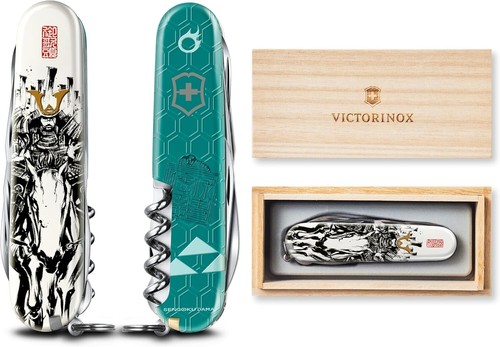 VICTORINOX Climber Sengoku Sumie Hojo Ujiyasu Medium Multi Tool Knife - Picture 1 of 10