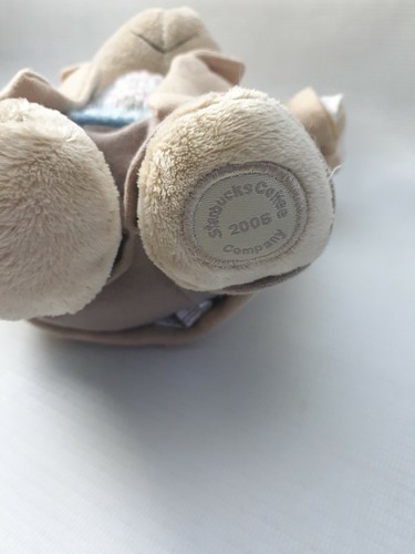 Starbucks 2006 Bearista Bear Boy employee 45th Edition Pink Flower Plush Rare - Picture 8 of 10
