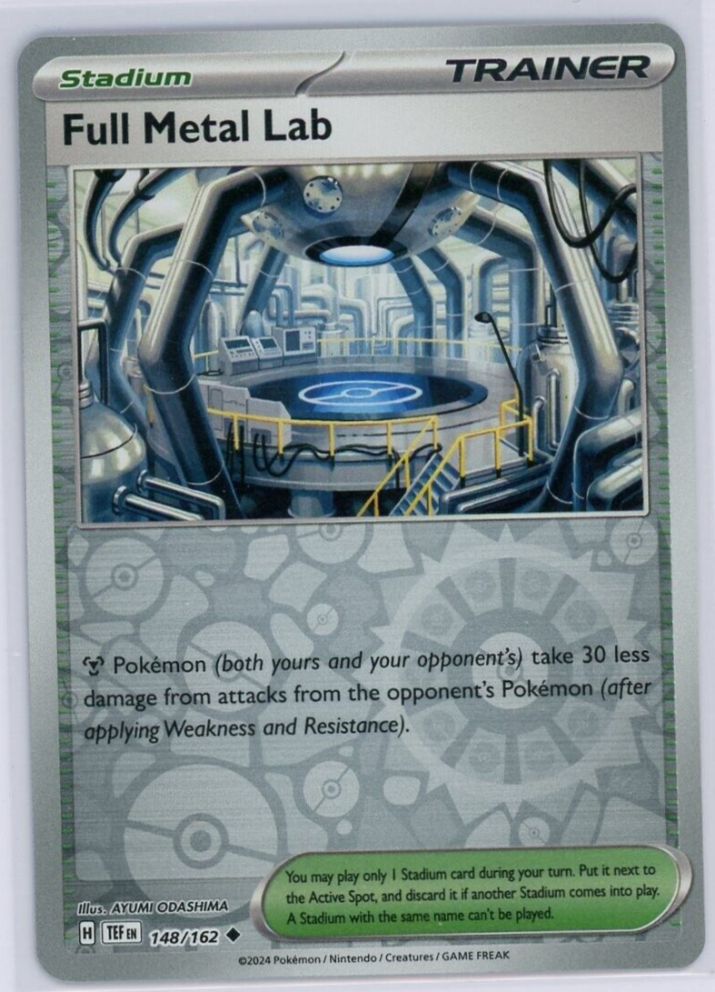 pokemon tcg steel cards Pokemon TCG Full Metal Lab Scarlet & Violet Temporal Forces 148/162 Reverse  Holo