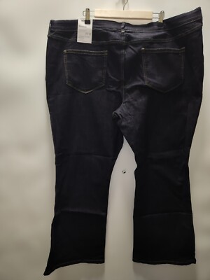 Sonoma Womens All About Comfort Bootcut Jeans  Plus SIZE 26W.  30 Inseam C1-J