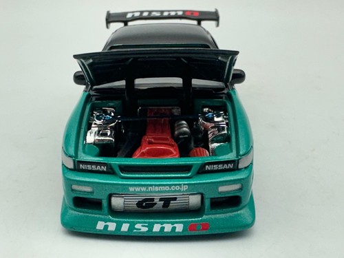Muscle Machines Import Tuner Nissan S13 Silvia, Green & Black, 1:64, Excellent - Picture 7 of 14