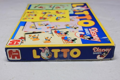 Rare Vintage 1987 Disney Babies Lotto Game by Jumbo Bingo Type Matching Game - Picture 10 of 11