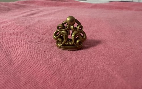 Reloj Bolsillo Antiguo Art Nouveau Lleno o Chapado Oro 14k Figura Llavero - Imagen 6 de 8