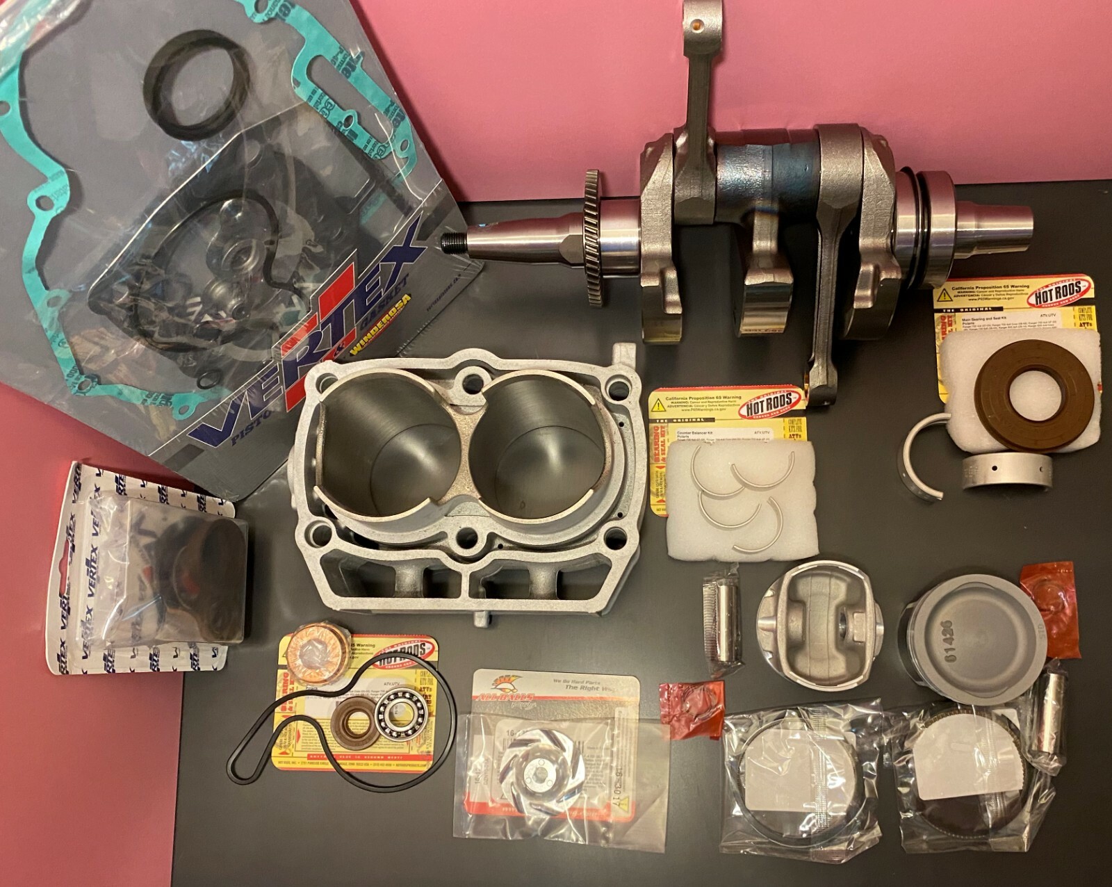 20112016 POLARIS RANGER 800/RZR 800 ENGINE REBUILD KIT + Water Pump