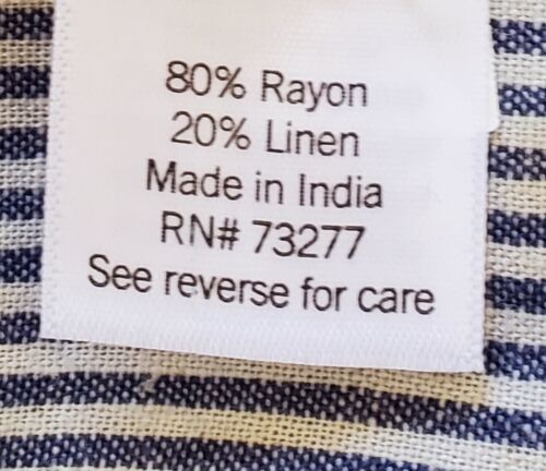 Sonoma Women's S Striped Dress Sleeveless Henley Neck Pockets Blue/White - Picture 21 of 22