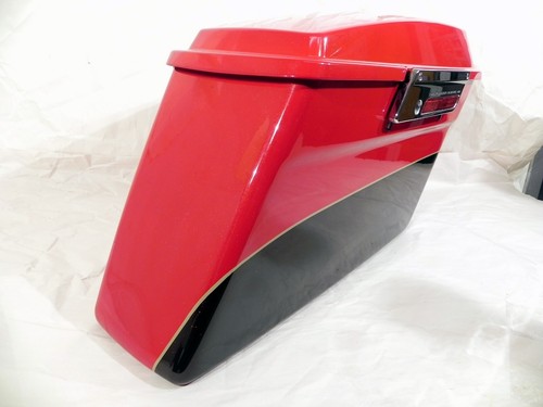 Saddlebag Right Cherry Red Sunglo Merlot Sunglo 90106-11DHY FLHTK 2011 #1827 - Picture 5 of 11