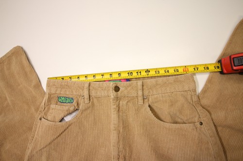 Empyre Hose Damen 12 Tori Cord hellbraun khaki 90er Skater Relax lockere Passform - Bild 10 von 12