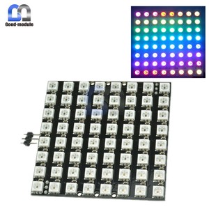 64 LED Matrix WS2812 LED 8x8 5050 RGB Full-Color Driver Board For Arduino New