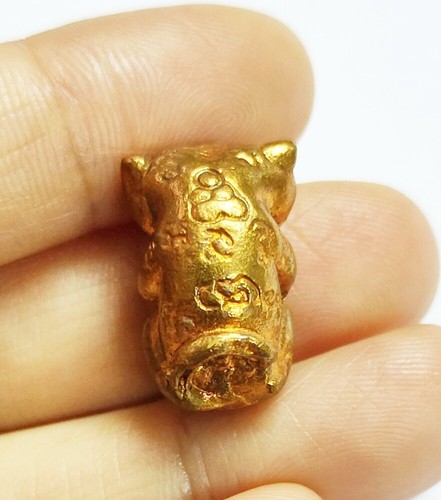 Amulet Magic Holy Lukkrok Cat Arjarn O Power Thai Wealth Richness Luck Fortune - Picture 6 of 11