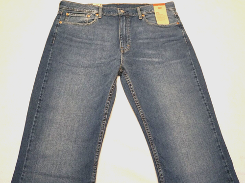 NWT MEN'S LEVI JEANS 527 Multiple Sizes Slim Boot Cut Below Waist Eco Ease $69 - Picture 2 of 2