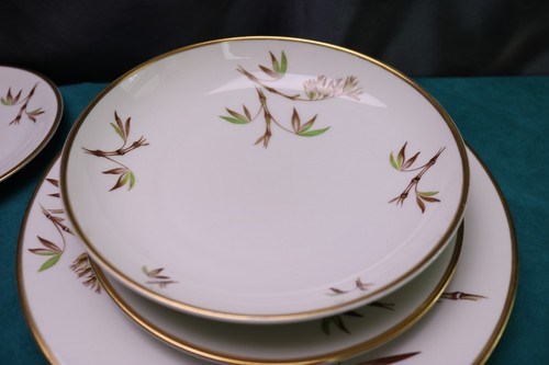 6 piezas BOMBAY Edelstein China Vajilla Cuenco Plato Oro Alemania #16879 - Imagen 10 de 12