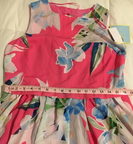 CeCe Dress Rainbow Pink Size 4 - Picture 10 of 10