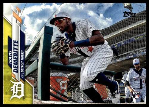2020 Topps Travis Demeritte #57 Walgreens Yellow RC Detroit Tigers