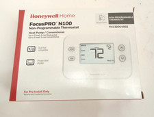 Honeywell FocusPRO N100 Non-Prog Thermostat 3H/2C Heat Pump + 2H/2CConventional