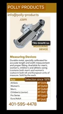 Tru-Shape Footwear Measuring devices: Men, Women, Children, Athletic, European 