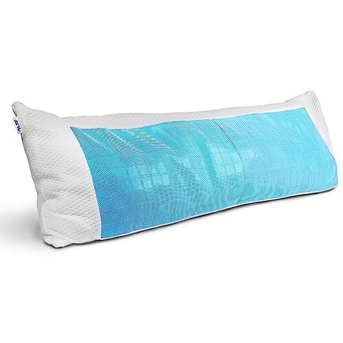 Extra festes kühlendes Memory Foam Körperkissen mit Gel Unterstützung für Bauch - Bild 1 von 7