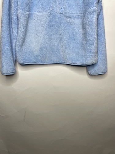 J. Maglione Crew Fuzzy 1/2 Zip Pullover Jake Blu Taglia Large Preppy Nuovo con etichette - Foto 3 di 10