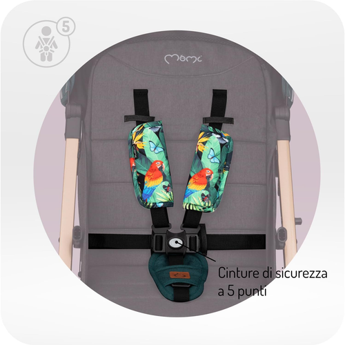 Passeggino ESTELLE a Partire Da 6 Mesi (Fino a 15 Kg), Pieghevole Con Cintura D - Foto 2 di 12