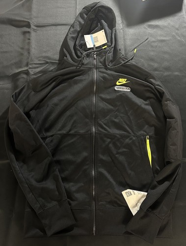 Nike Sportswear Air Max Black Full Zip Hoodie Jacket Size XS