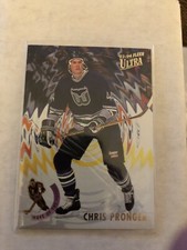 1993-94 Chris Pronger Ultra Fleer Wave of the Future Insert 14 of 20🔥🔥