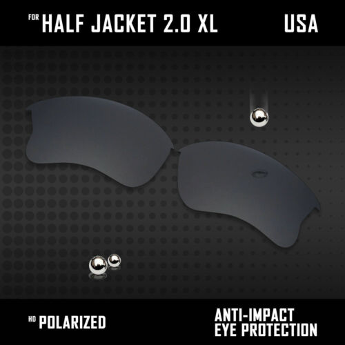 Lente de repuesto polarizada antiarañazos para media chaqueta Oakley 2.0 XL OO9154 opt - Imagen 5 de 32