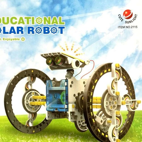 Two STEM Education Solar Powered Robot Building Kit DIY Science Experiment Toys - Picture 2 of 6