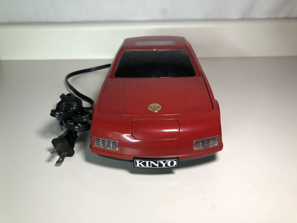 【中古美品】Kinyo　スポーツカー型VHSビデオリワインダー Kinyo Red Sport Car Convertible VHS Video Cassette Rewinder