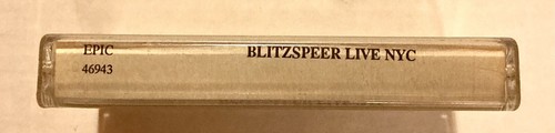 BLITZSPEER LIVE NYC PROMOTION CASSETTE 46943 EPIC RECORDS ADVANCED COPY 1990 - Imagen 2 de 5