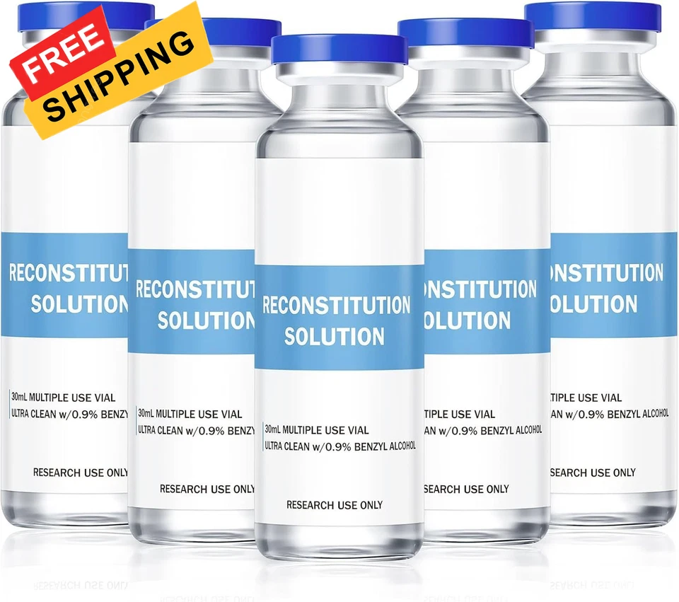 Reconstitución 30 ml - Viales de vidrio premium - Pack de 5 Foto 2 de 2