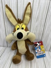 Looney Tunes Wile E Coyote Plush Stuffed Animal Toy Factory Warner Bros W/ Tag
