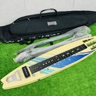 Mahalo MLG1 Surfboard-Shaped 6 String Electric Lap Steel Guitar with Gig Bag