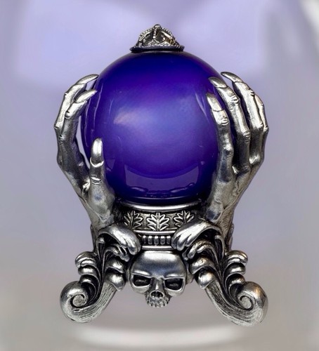 New Martha Stewart Halloween Magic Crystal Ball Animated Lights Sounds Decor