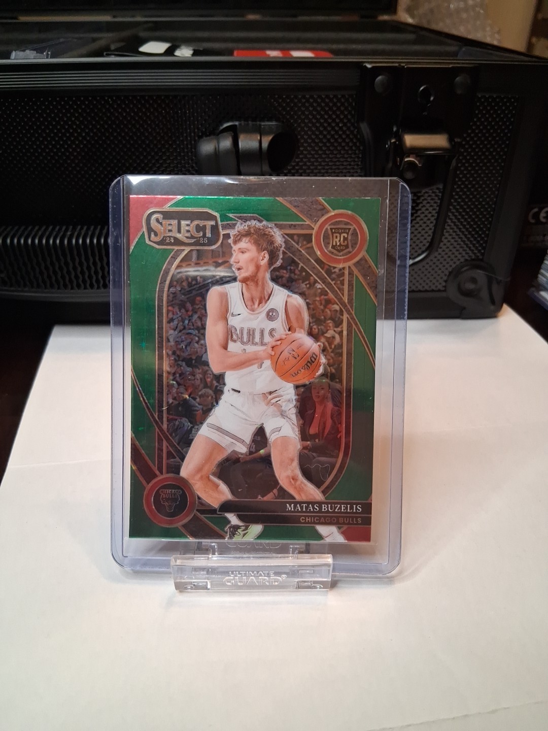 Matas Buzelis 2024-25 Panini Select Green Stars Courtside RC Prizm #277