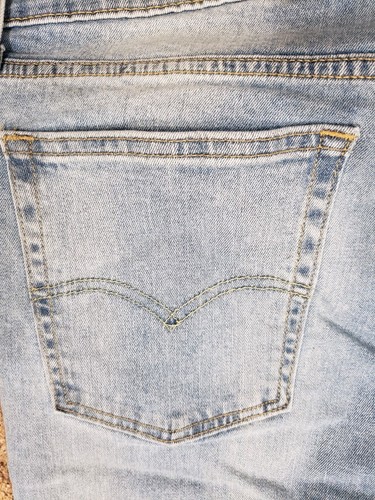 Levi's 513 Men’s blue Jeans Size 36/34 Straight Z1 - Picture 11 of 18