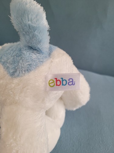 Ebba Welpe Hund Plüschtier 8 Zoll hellblau weiß Stofftier 2022 Aurora World - Bild 7 von 8