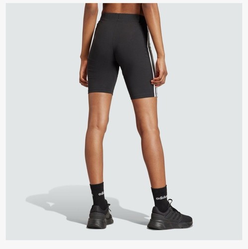 adidas Girls Cycling 3-Stripes Bike Shorts Large - Picture 3 of 9