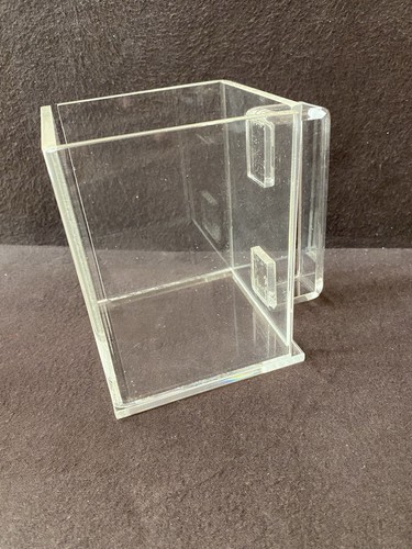 NUOVO portalatte vintage LUCITE acrilico trasparente MEZZO GALLONE metà secolo moderno MCM - Foto 2 di 7