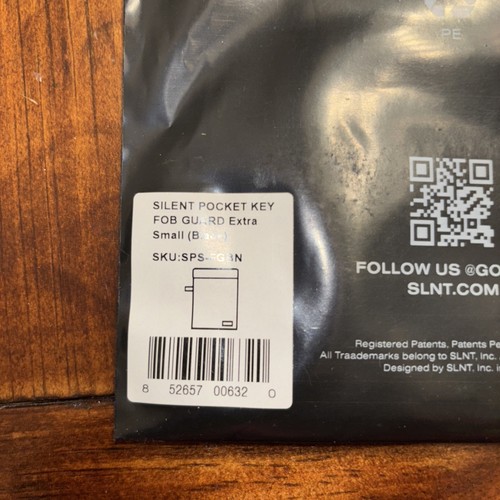 Silent SLNT Pocket Key Fob Guard Extra Small Black NWT Multishield Faraday Cage - 第 2/2 張圖片